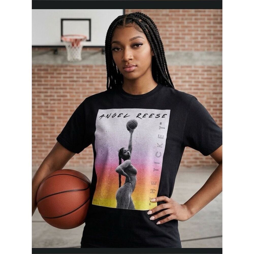 10 items for $20 Sale: Angel Reese 'The Ticket' Gradient Graphic Tee